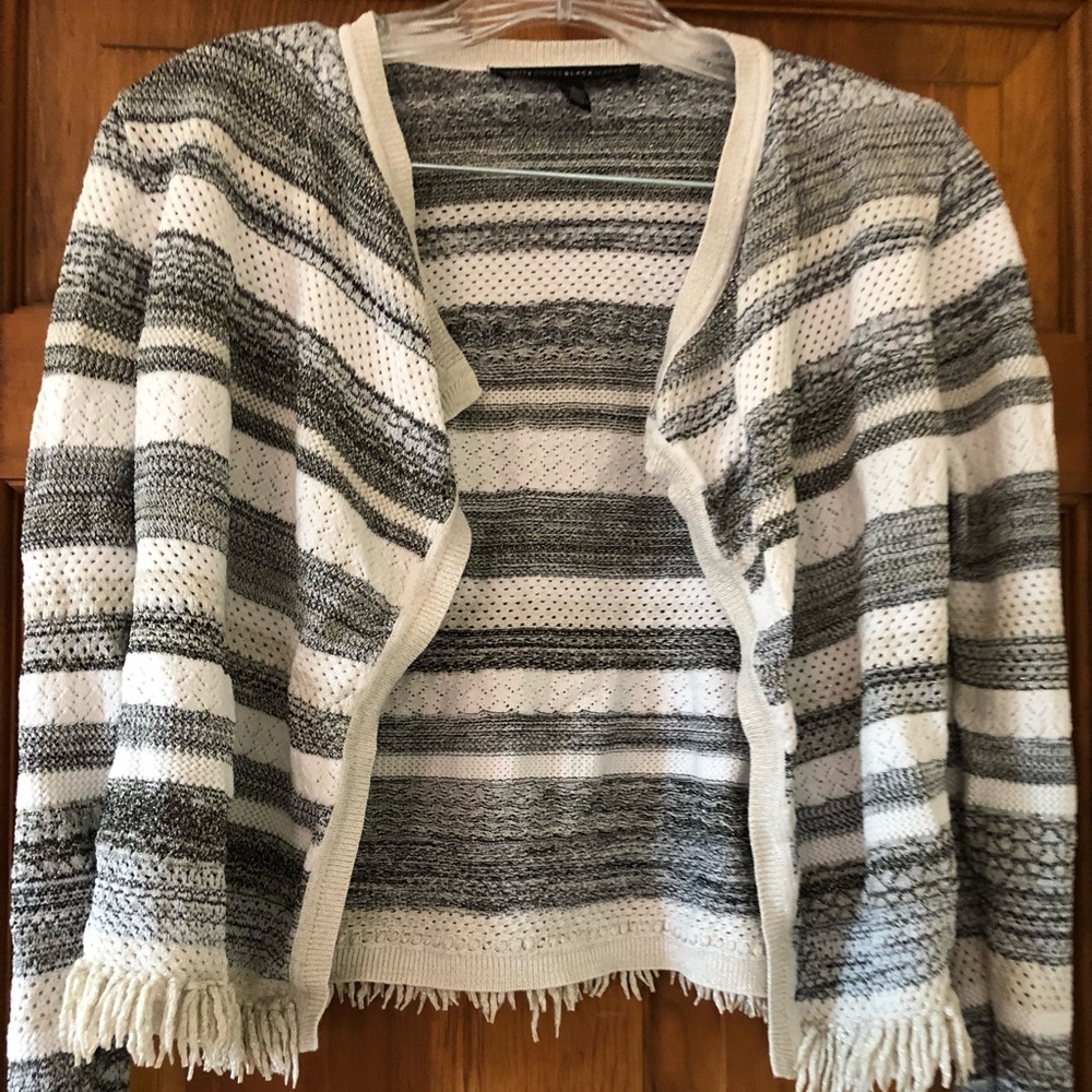 Striped White House Black Market sweater